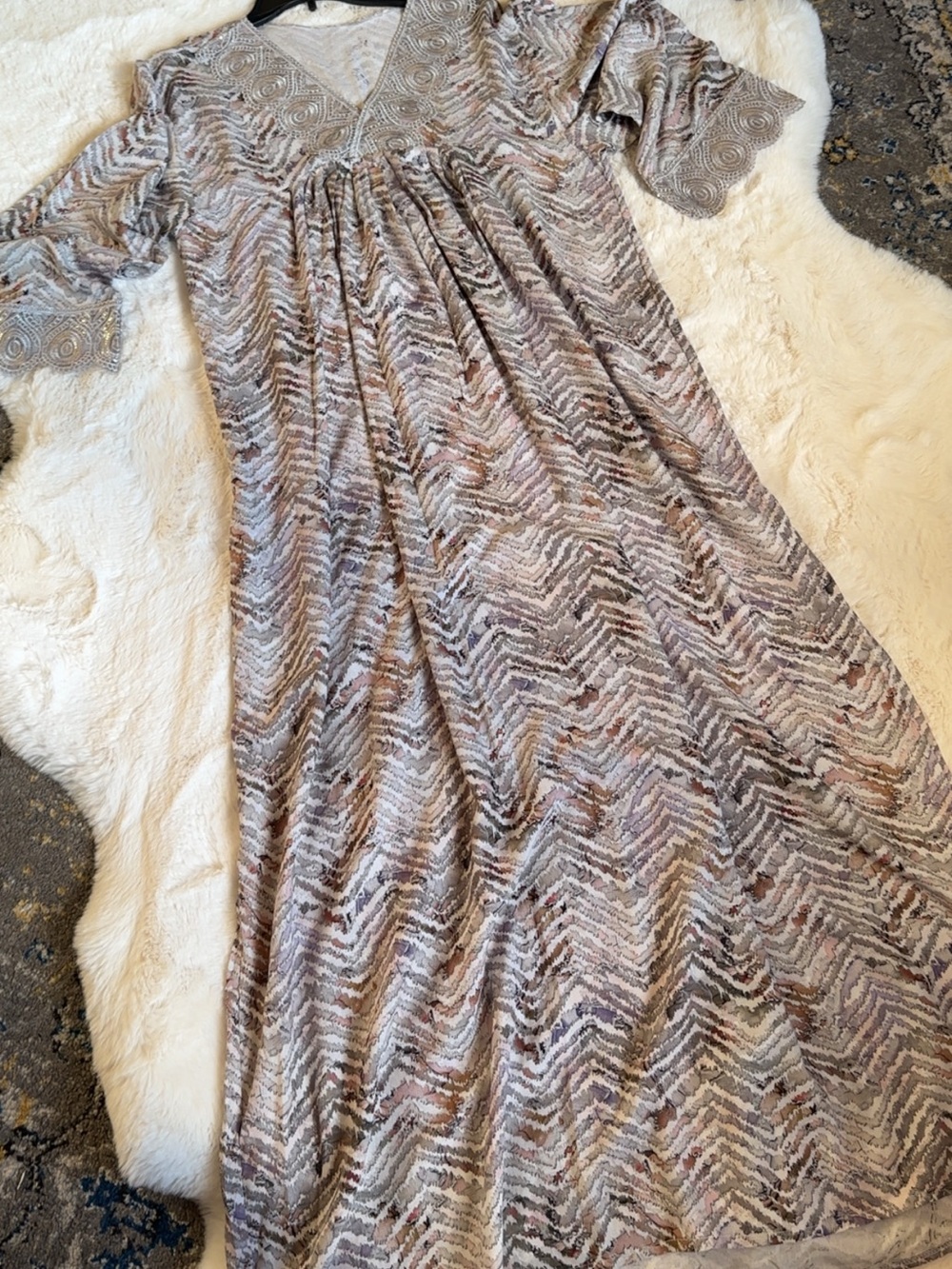 NEW Handmade Women’s Long  Lounge Dress / House Pajama